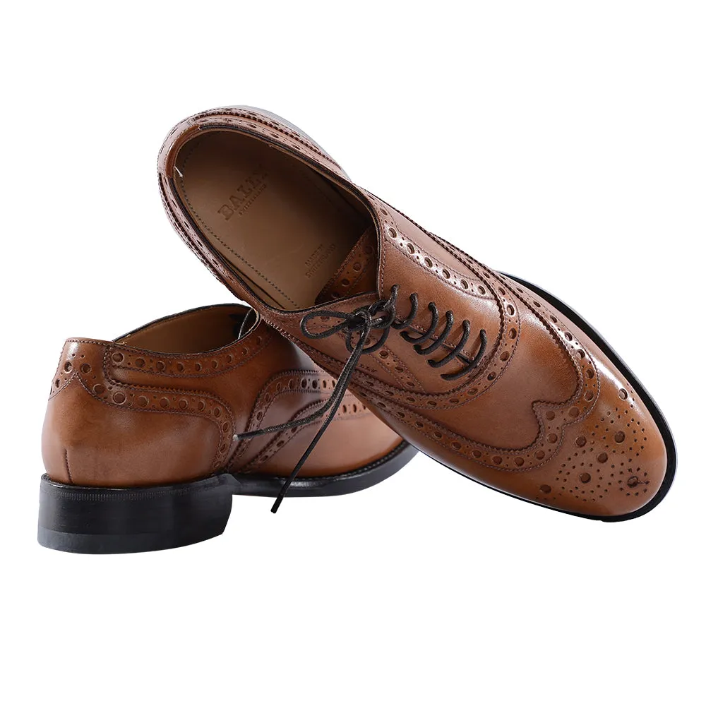 Bally Mens Dress Shoes in Whisky Brown