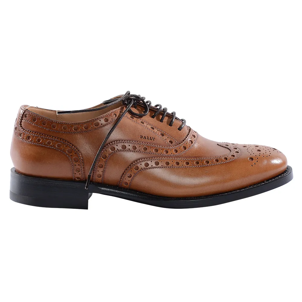 Bally Mens Dress Shoes in Whisky Brown