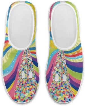 Jeiento Slip On Shoes for Women Casual Shoes Breathable Travel Walking Flat Shoes Lightweight Time Off Sneaker Dressy Shoes