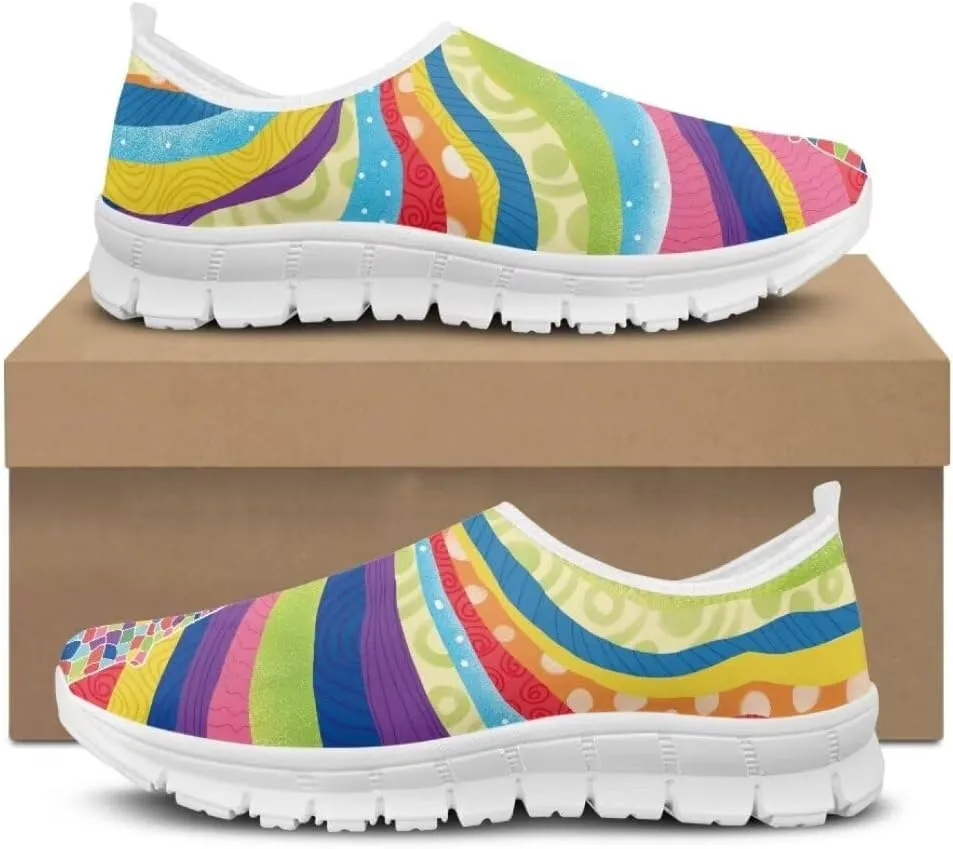 Jeiento Slip On Shoes for Women Casual Shoes Breathable Travel Walking Flat Shoes Lightweight Time Off Sneaker Dressy Shoes