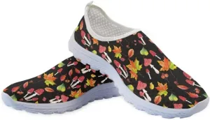 Jeiento Thanksgiving Shoes,Outdoor Running Sneaker for Women Men Teenager Hiking Walking Sports Travel Jogging Shoes