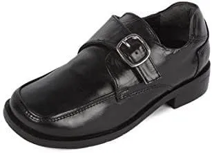 LIBERTYZENO Boys & Girls Rubber Sole Genuine Leather Kids School Uniform and Dress Shoes for Prom Graduation