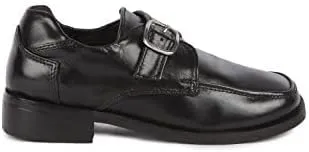 LIBERTYZENO Boys & Girls Rubber Sole Genuine Leather Kids School Uniform and Dress Shoes for Prom Graduation
