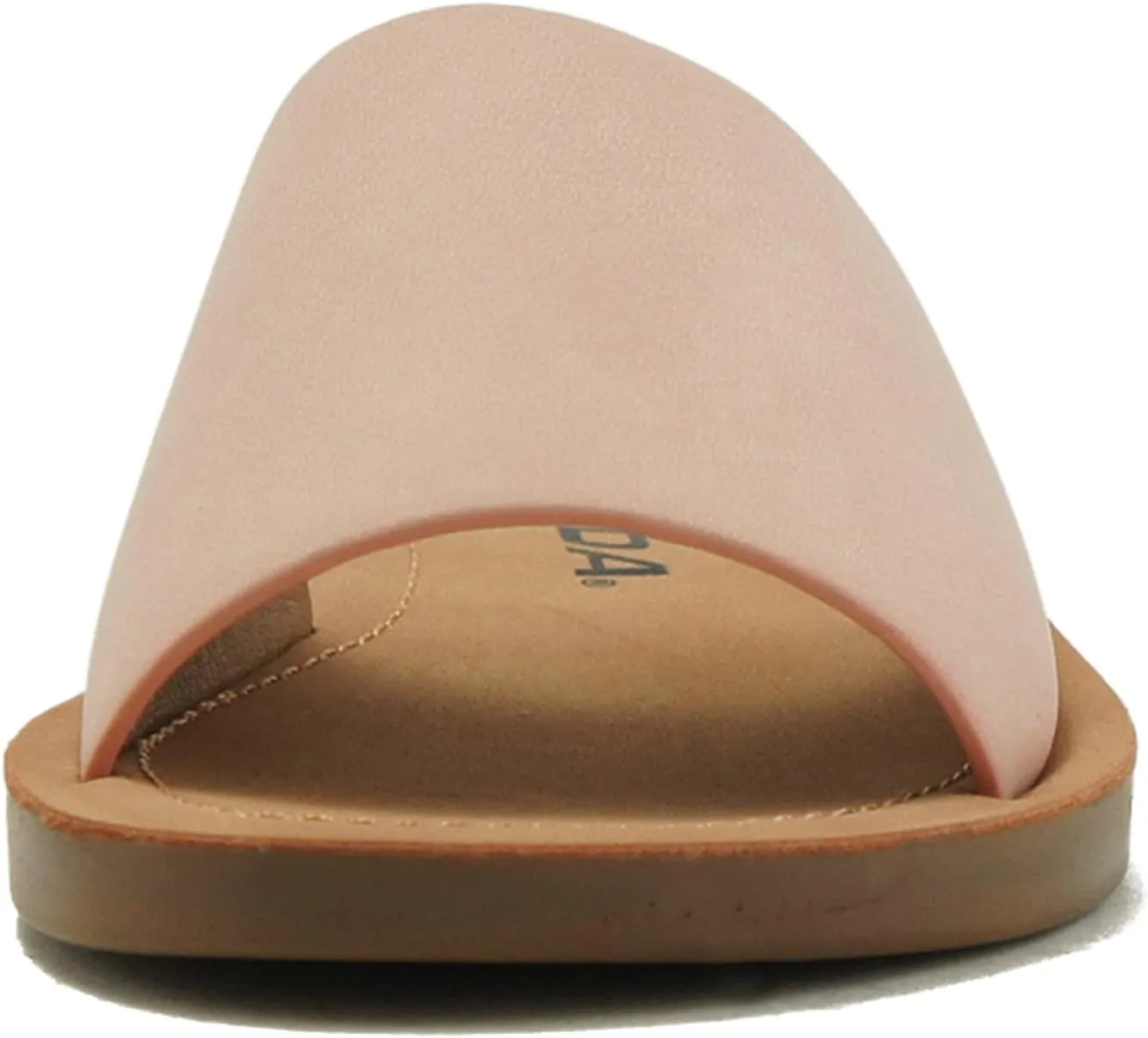 Soda EFRON-2 Little Kid Children Girls Toddler Casual Comfort One Band Fashion Slip on Slide Flip Flop Flat Sandals
