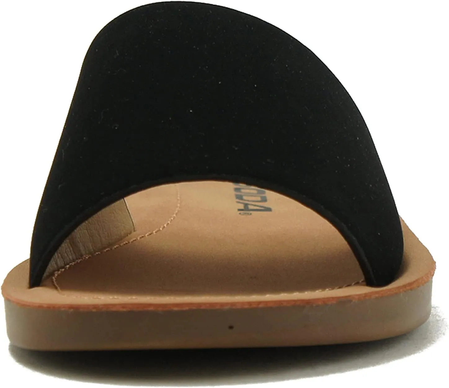 Soda EFRON-2 Little Kid Children Girls Toddler Casual Comfort One Band Fashion Slip on Slide Flip Flop Flat Sandals