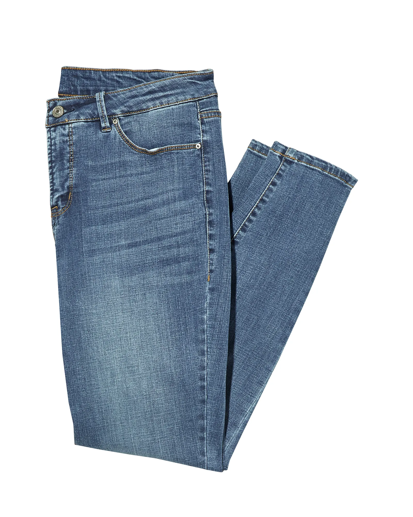 Stagg Mid Rise Ankle Skinny Jean | Medium Wash