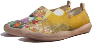 Women's Art Painted Travel Shoes Slip-on Casual Knitted Loafers Light and Comfortable Fashionable Sneakers