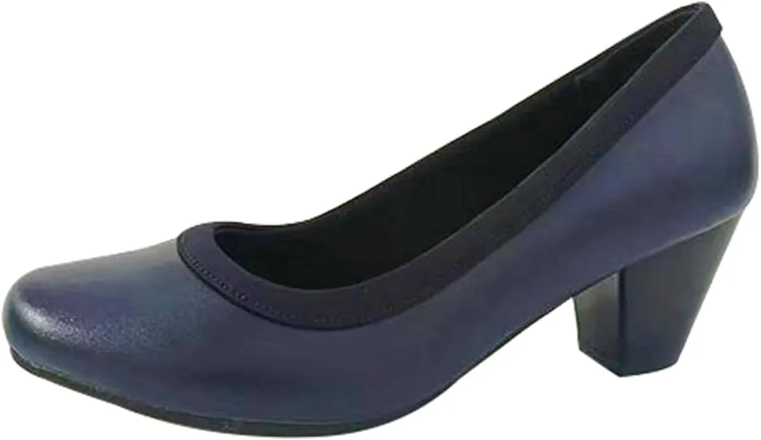 Women's Orthopedic Loafers Comfortable Low Heel Slip On Dress Shoes with Advanced Orthotic Support for All Day Comfort